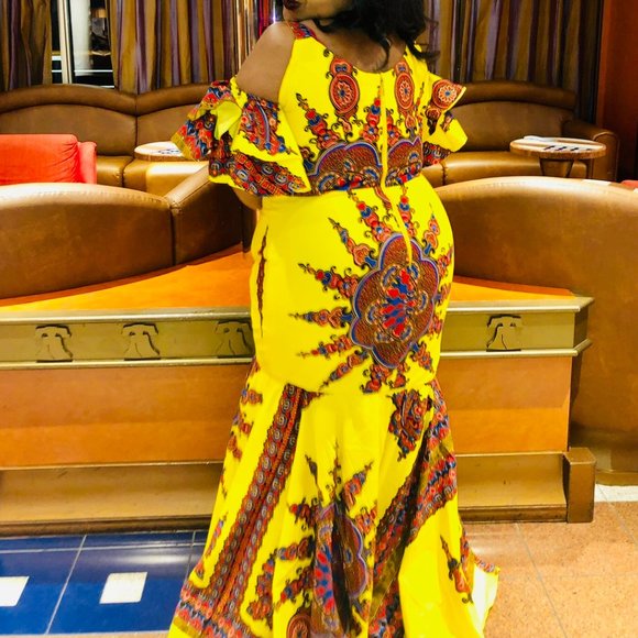 Custom made African Ankara' fabric dress. - Picture 2 of 3